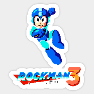 Rockman Title Sticker